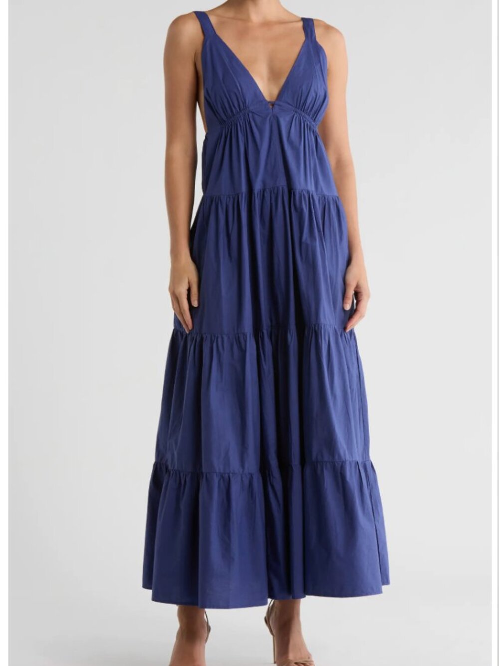 AREA STARS Tiered Babydoll Dress